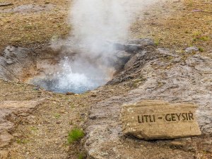 Islande à vélo 2014, le petit Geysir