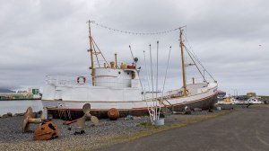 Islande à vélo 2014, port de Hofn