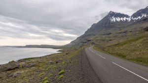 Islande à vélo 2014, fjord Berufjordur en Islande