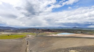 Islande à vélo 2014, lac de Myvatn