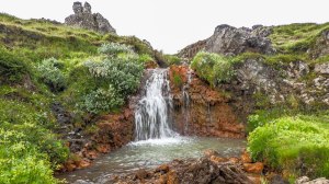 Islande à vélo 2014, à Godafoss