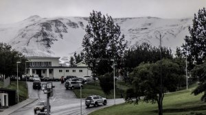 Islande à vélo 2014, piscine de Akureyri