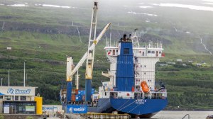 Islande à vélo 2014, le port de Akureyri