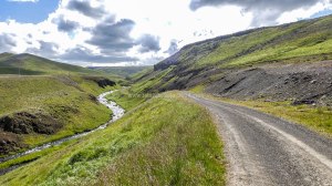 Islande à vélo 2014, traversée de l'Islande par la F35