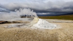 Islande à vélo 2014, site de Hveravellir