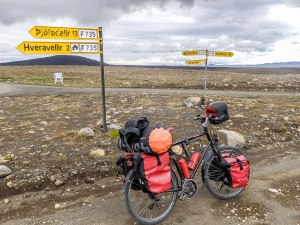 Islande à vélo 2014, à Hveravellir