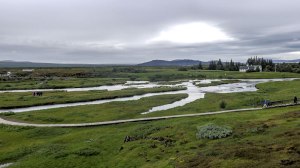 Islande à vélo 2014 , vue de Pingvellir