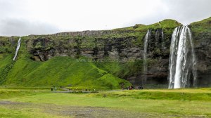 Islande à vélo 2014, la chute de seljalandsfoss