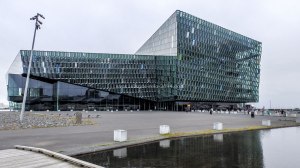 Islande à vélo 2014, le Harpa de Reykjavik
