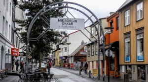 Islande à vélo 2014, centre ville de Reykjavik