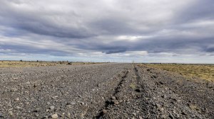 Islande à vélo 2014, piste vers Hrifunes