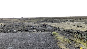 Islande à vélo 2014, champ de lave