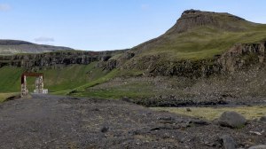 Islande à vélo 2014, pont abandonnée sur la route 1