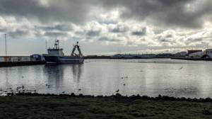 Islande à vélo 2014, port de Grindavik