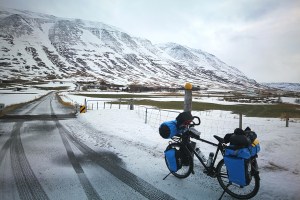 En Islande à vélo en hiver dans le nord