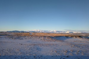Volcan katla, en islande à vélo en hiver