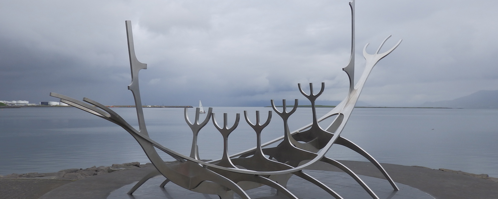 En Islande à vélo en 2014 : Drakkar de Reykjavik