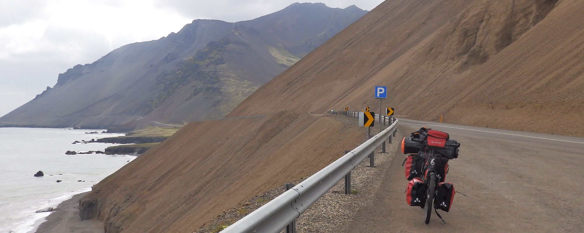 En Islande à vélo dans les fjords de l'Est en 2014
